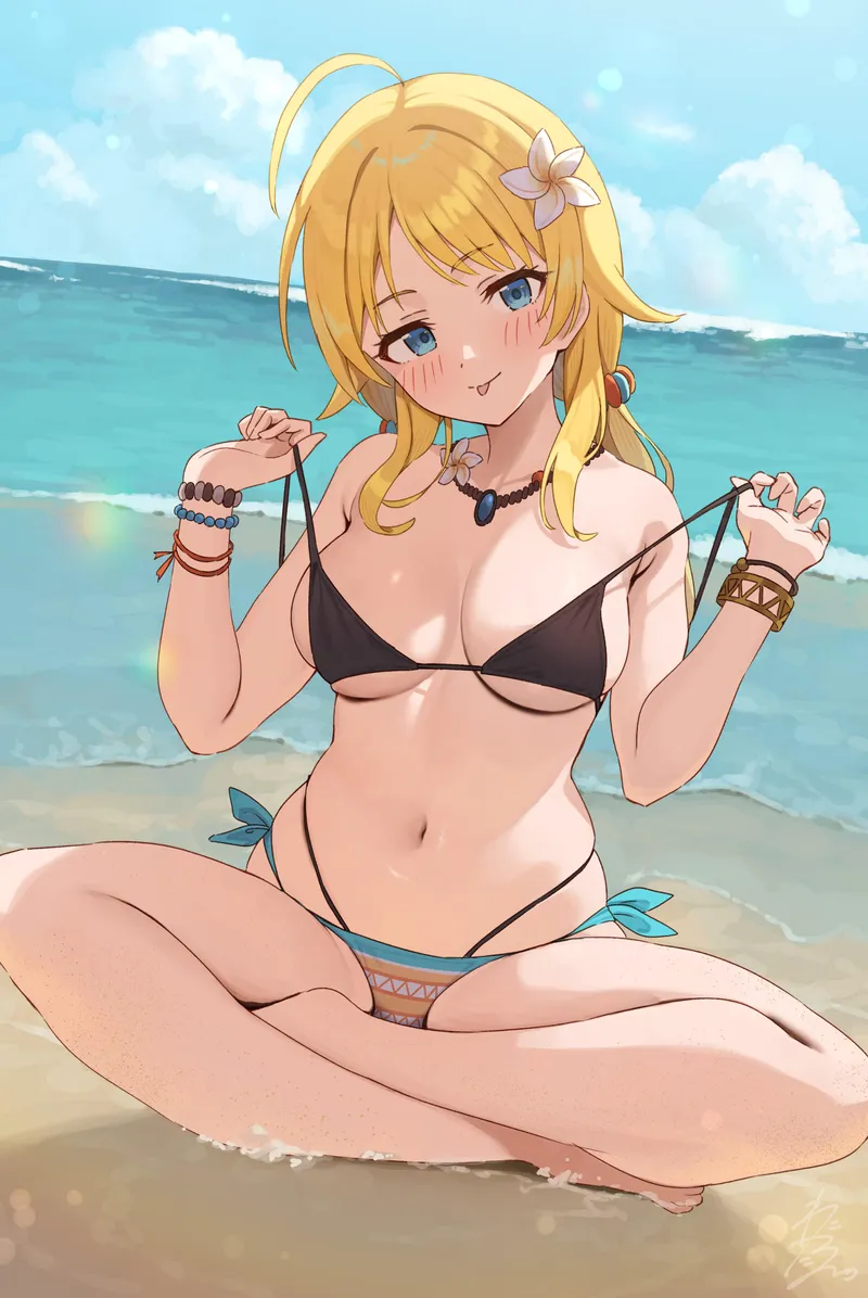 Thumbnail Meguru Hachimiya Beach [Idolmaster] by A_MASSIVE_PERVERT