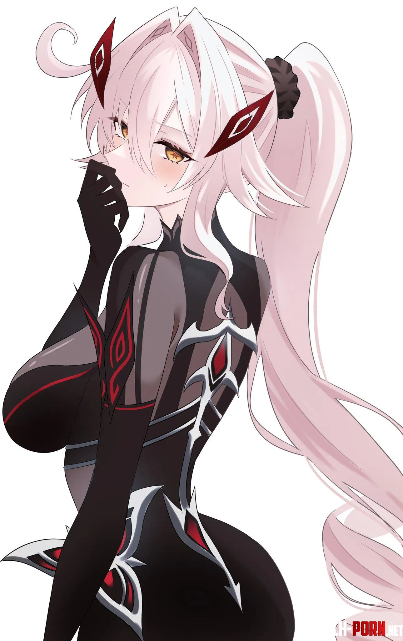 Ponytail Ronova [Genshin Impact] by WoolsonDaSheep